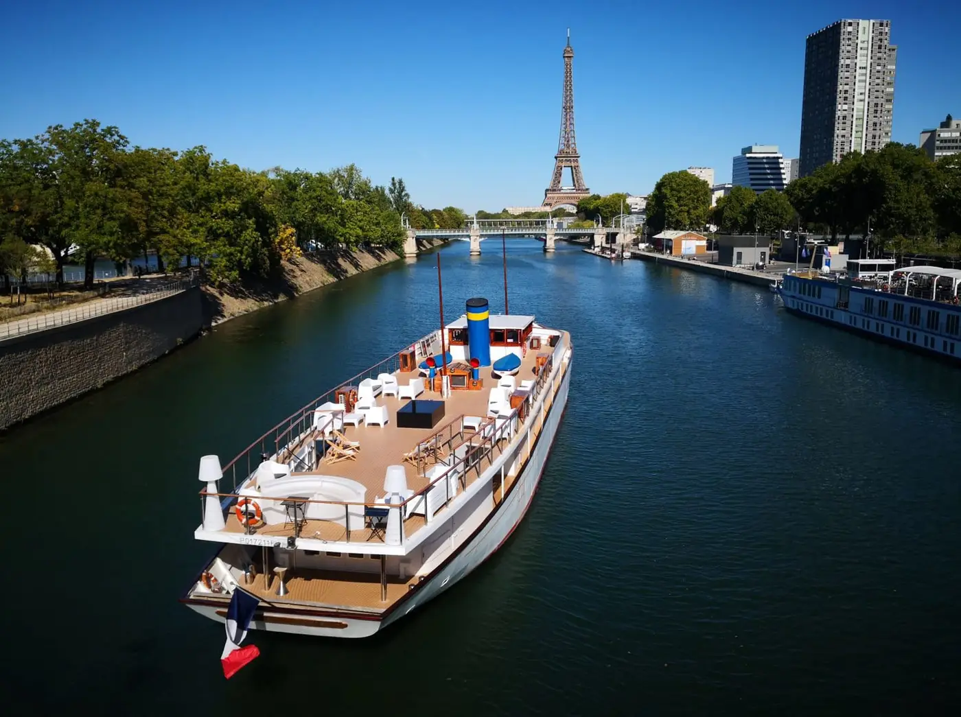La Péniche de Cleo, péniche navigante sur la Seine, Paris, jusqu'à 150 personnes — photo 3