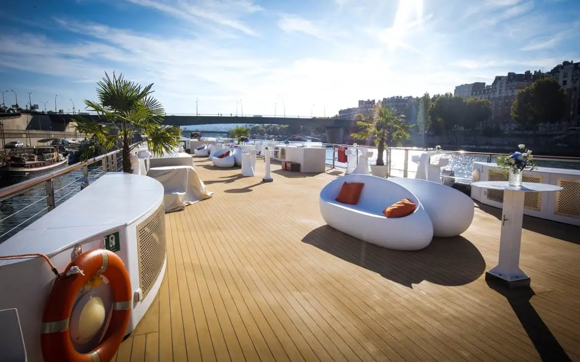 La Péniche de Marine, péniche navigante sur la Seine, Paris, jusqu'à 400 personnes — photo 2
